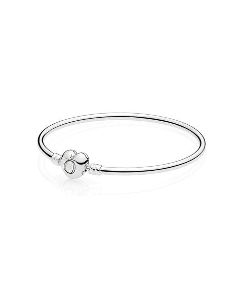 Pulseira Pandora Bangle Fecho de Coração