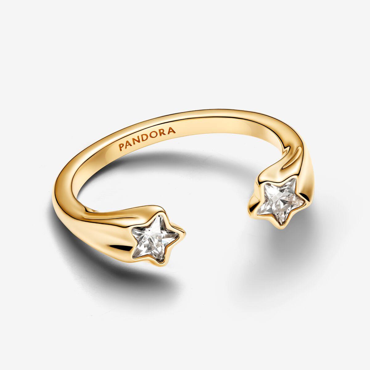 Pandora Shooting Stars Open Ring