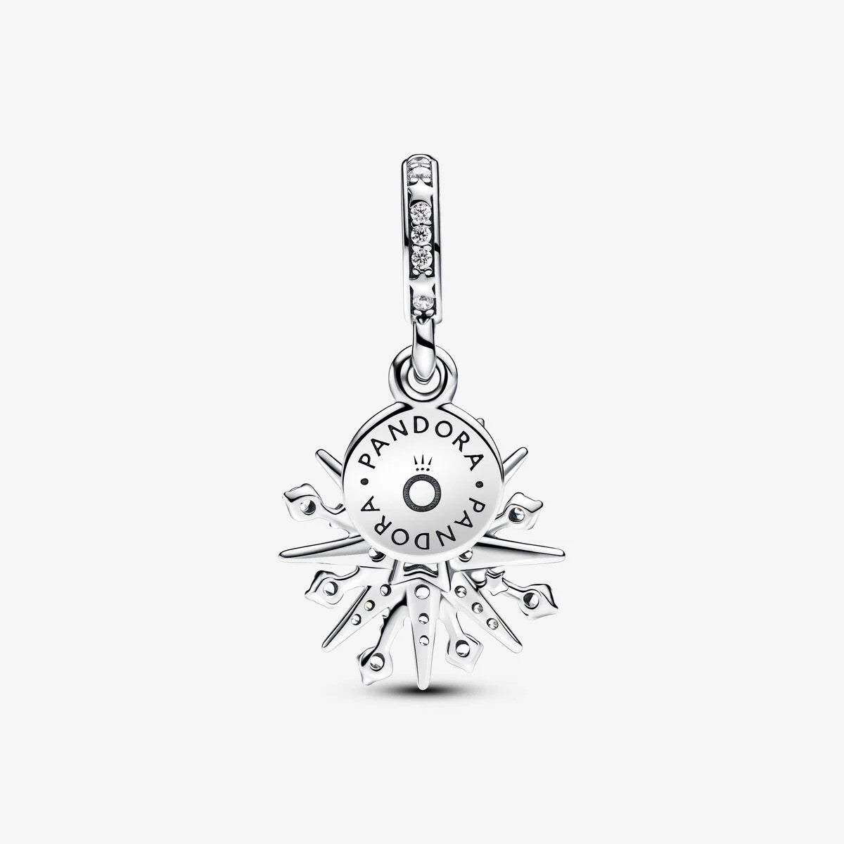 Pandora Charm Double Firework Sparkling Charm