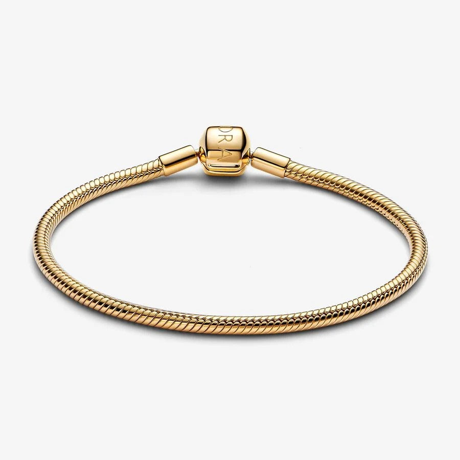 Pandora Snake chain 14k gold-plated bracelet