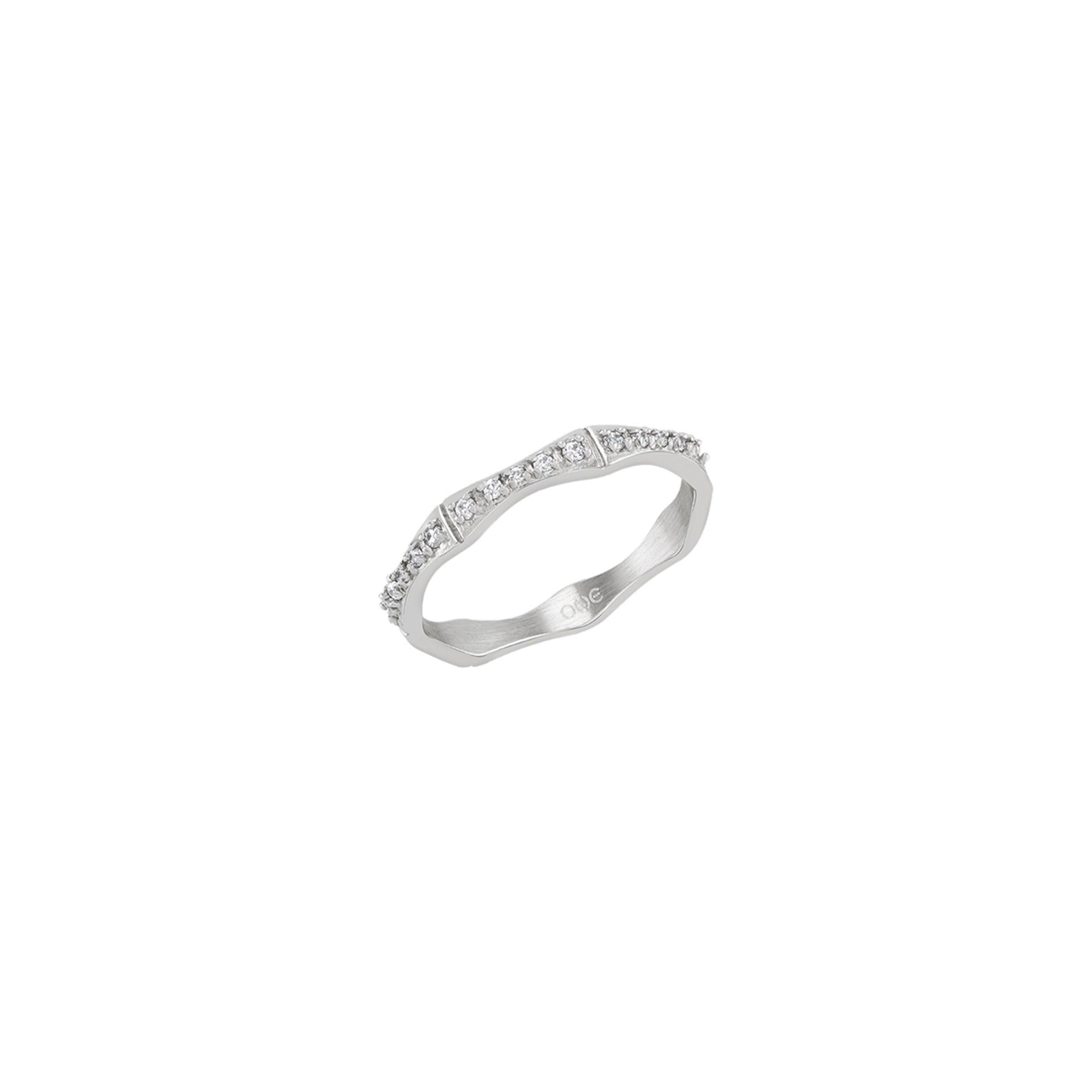 ONE JEWELLERY STEEL RING 29 SILVER - 8