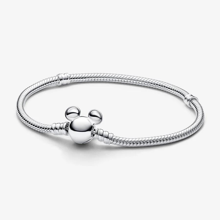 Pulseira Pandora Disney Snake Sterling Mickey Mouse