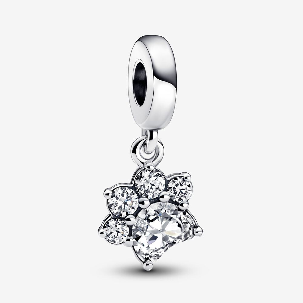 Pendente Pandora Sparkling Pet Paw Print Dangle - Ana Joalheiros