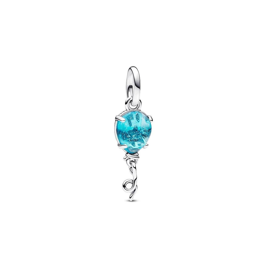 Pendente Pandora Balloon Sterling Blue murano - Ana Joalheiros