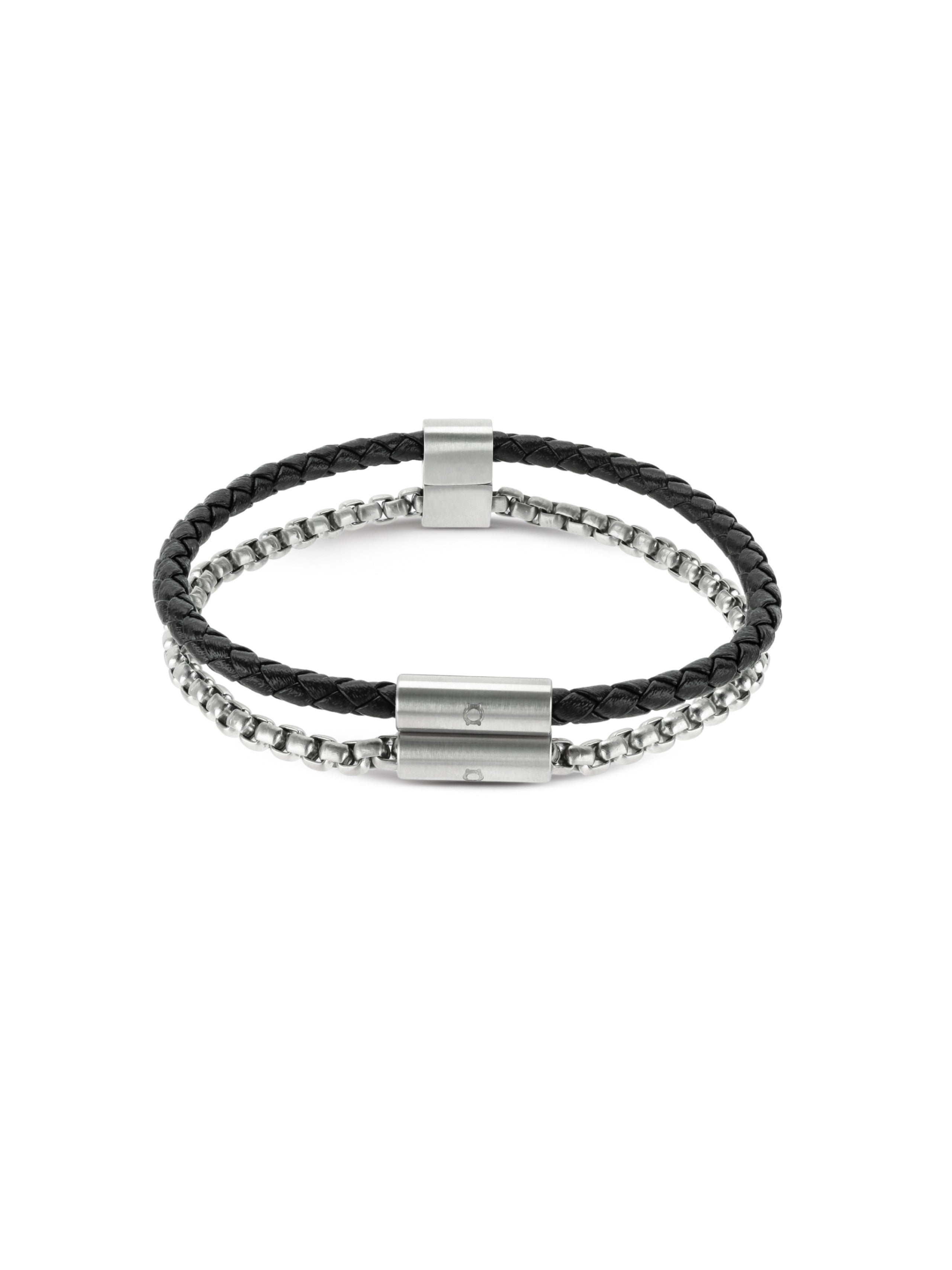 Pulseira One Men Linkage Bicolor