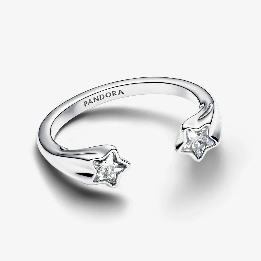 Pandora Open Ring Shooting Stars