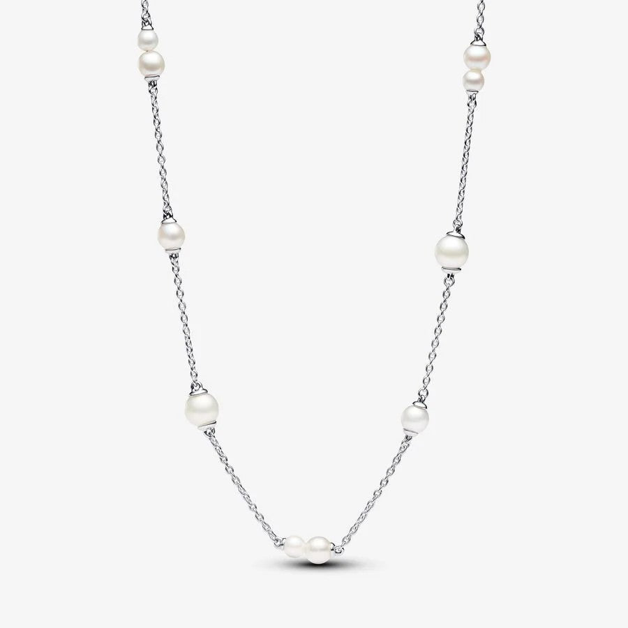 Pandora Treated Freshwater Cultured Pearl Station Necklace