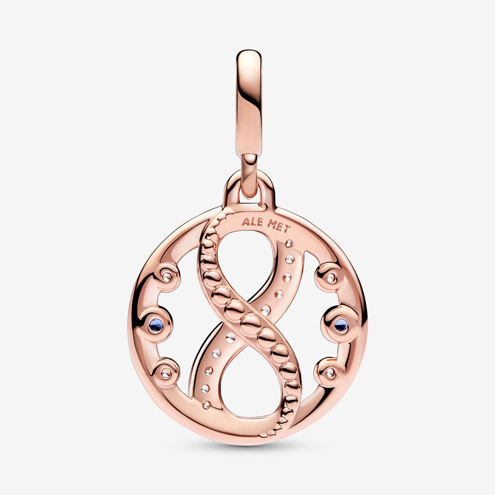 Pandora Infinity Pendant 14K Rose Gold