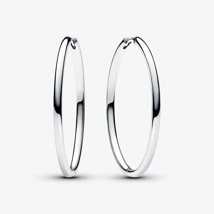 Brincos Pandora Sterling Hoop