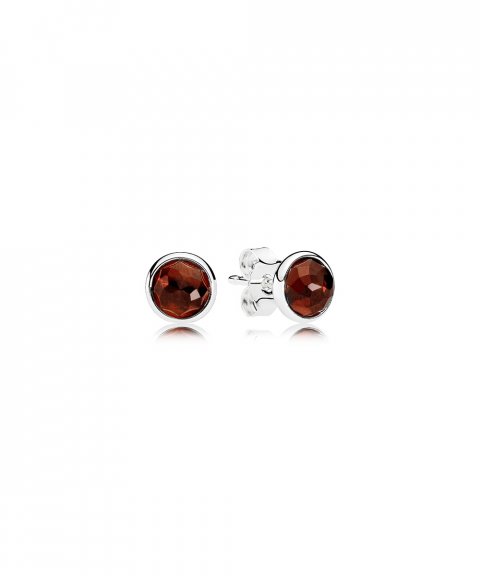 Pandora Garnet Earrings