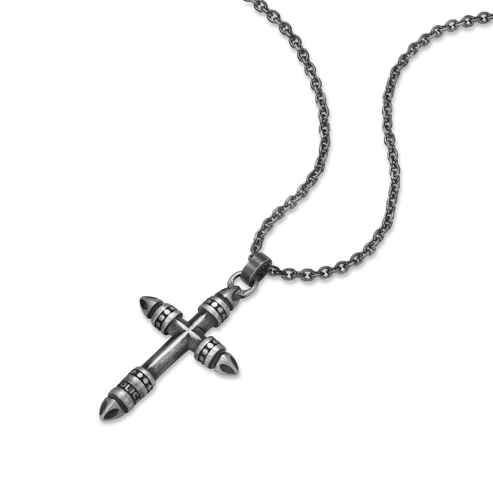 Police Faith antique necklace