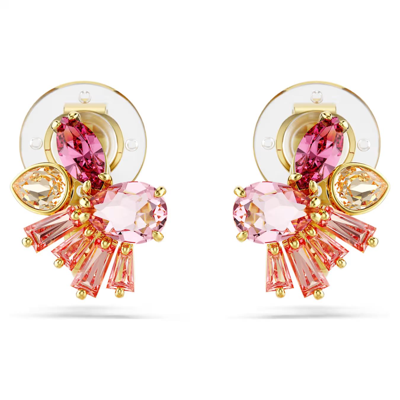 Swarovski Gem Clip Earrings