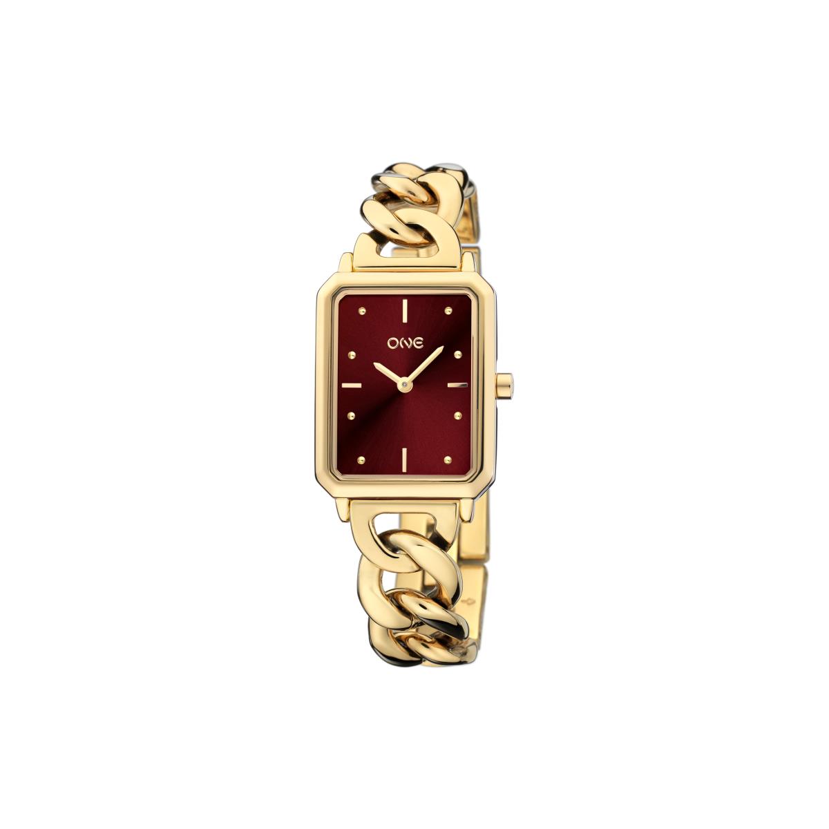 One Dare Gold Bordeaux Ladies Watch