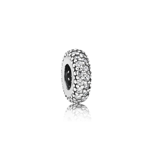 PANDORA Silver Pavé Spacer Bead Inspiration