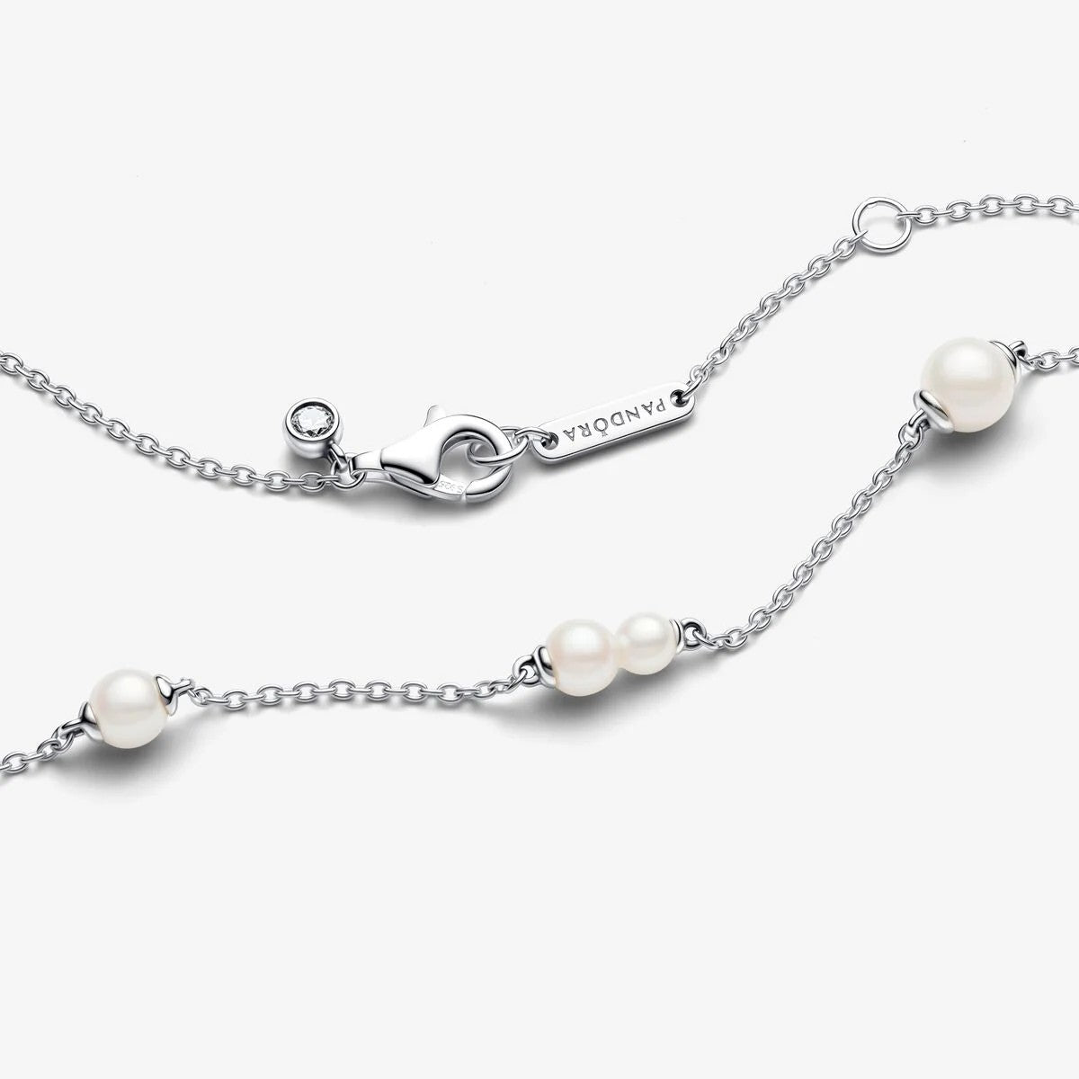 Pandora Treated Freshwater Cultured Pearl Station Necklace