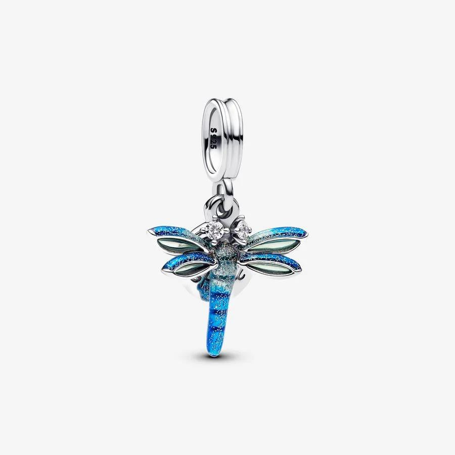 Pendente Pandora Dragonfly sterling silver double