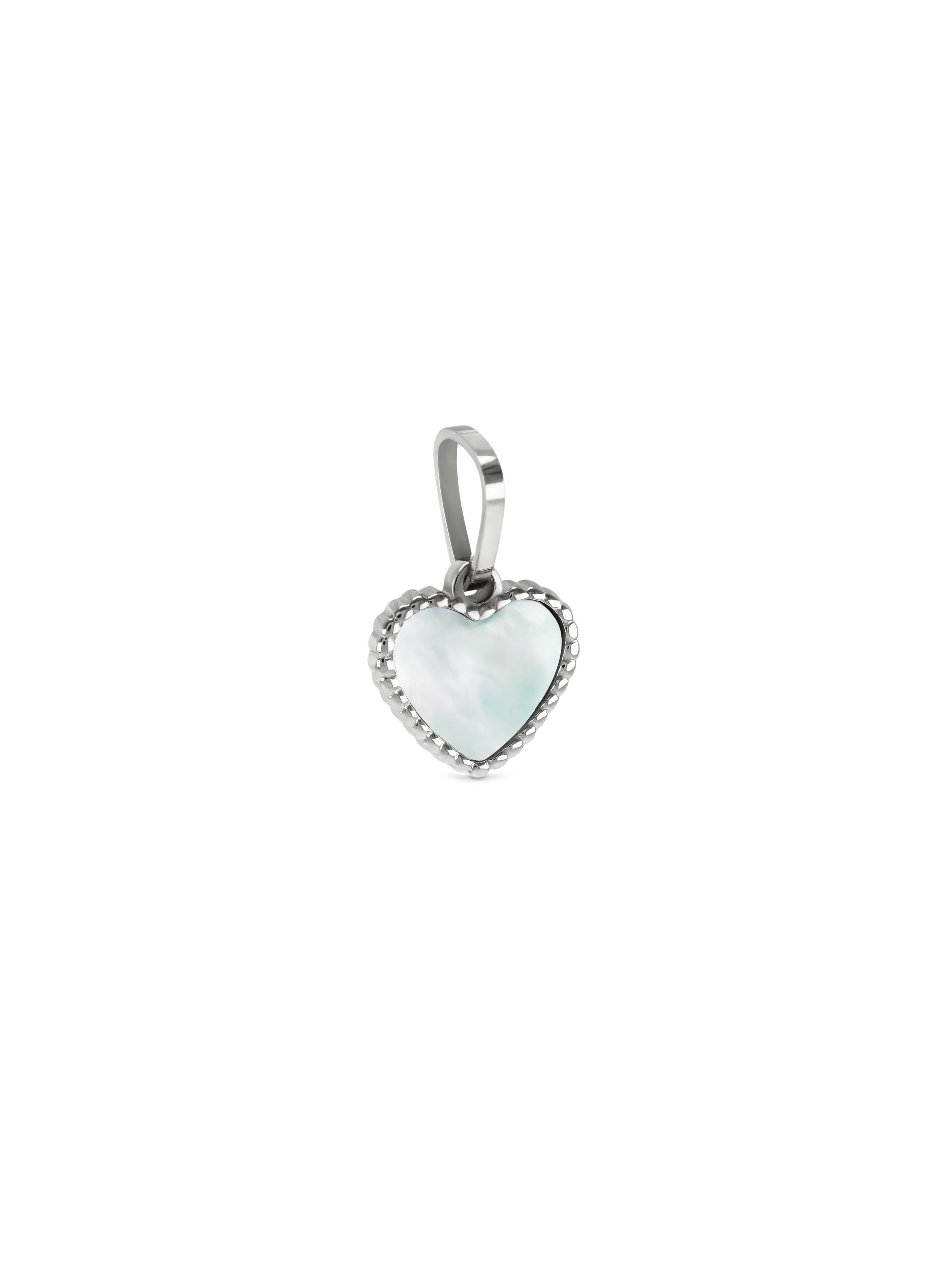 One Energy Pure Heart Silver Charm