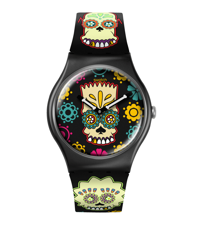 Relógio Swatch  D`OH OF THE DEAD