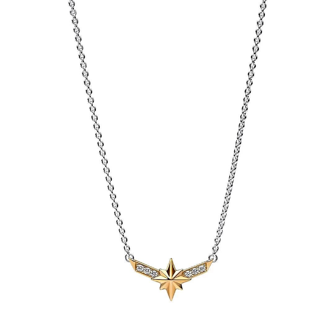 Marvel Captain Sterling Necklace