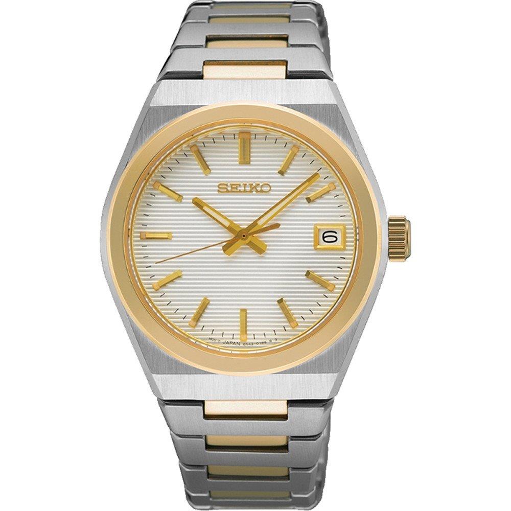 rELÓGIO sEIKO Essentials 34mm Bicolor Dourado