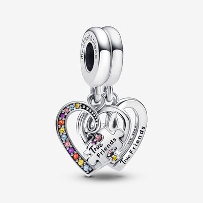 Pendente Pandora Puzzle Piece HEarts Friendship Dang - Ana Joalheiros