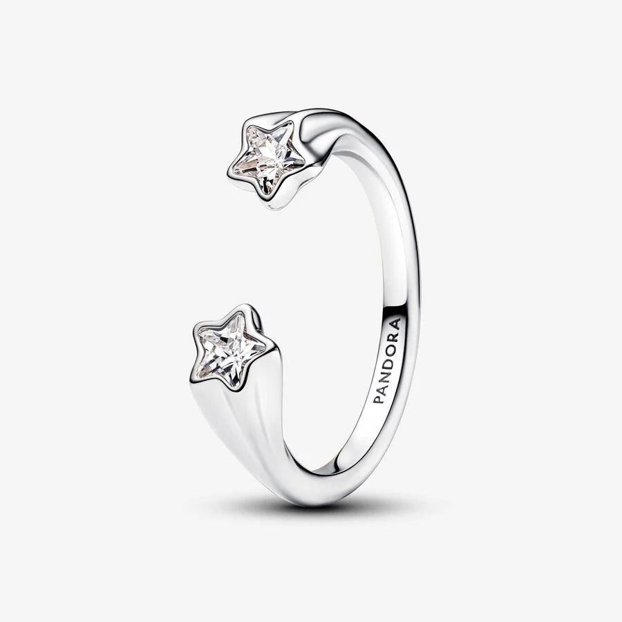 Pandora Open Ring Shooting Stars