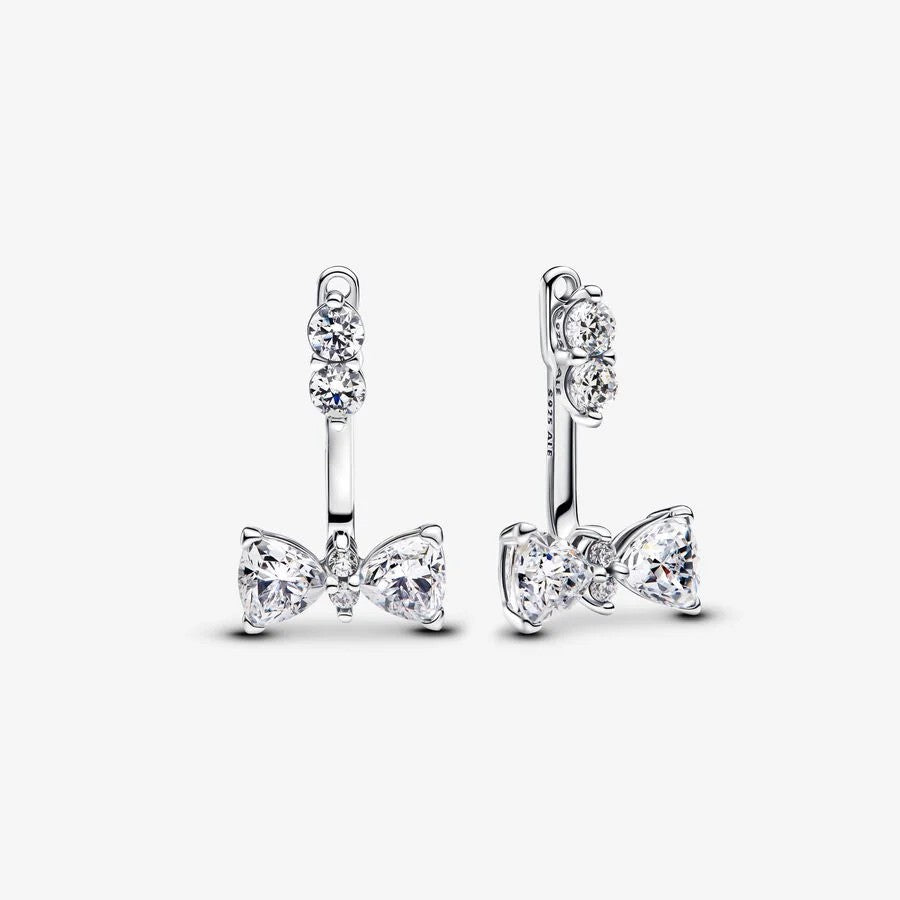 Pandora Bow Sterling Earrings