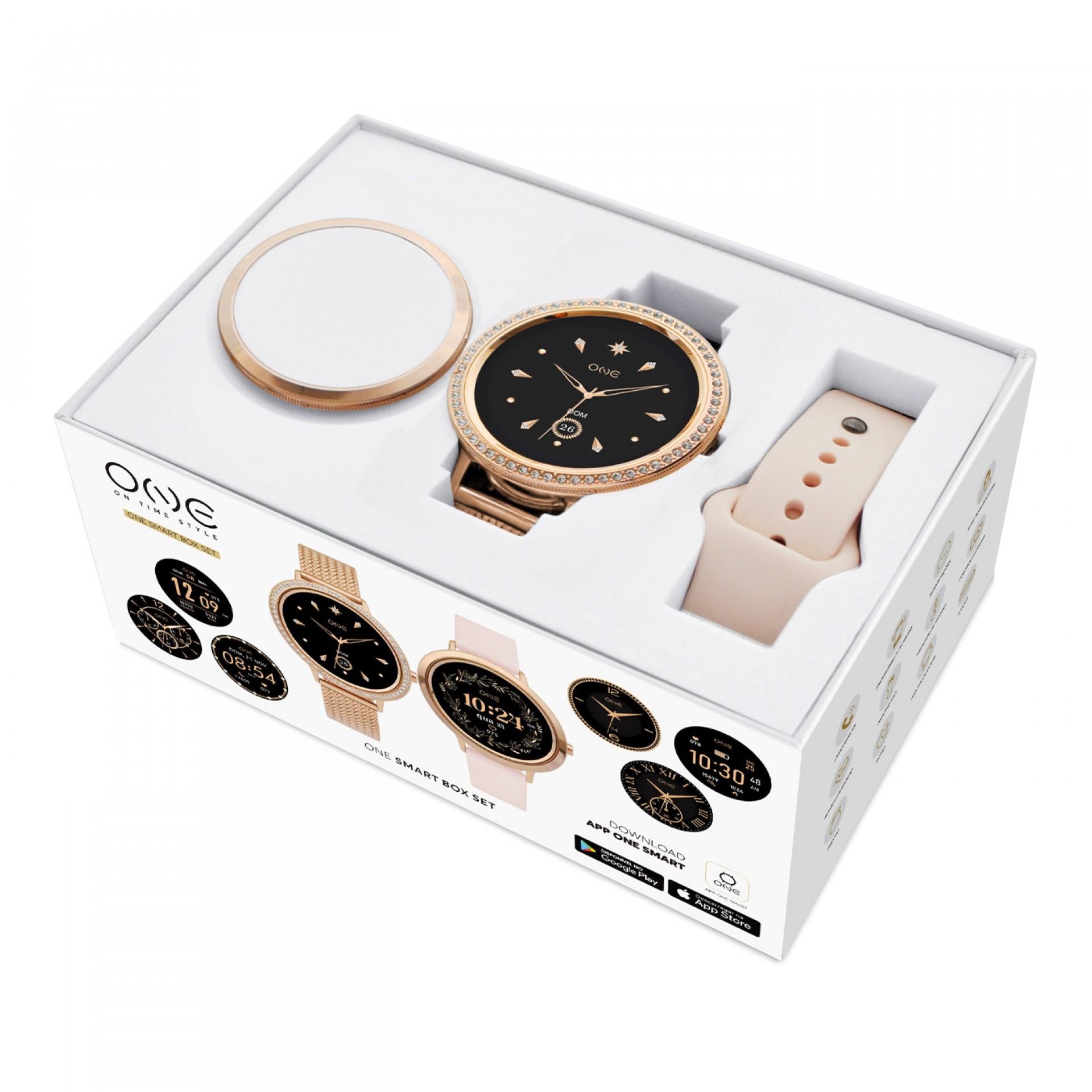 Smartwatch Box One Senhora GlamCall Rose Gold - Ana Joalheiros