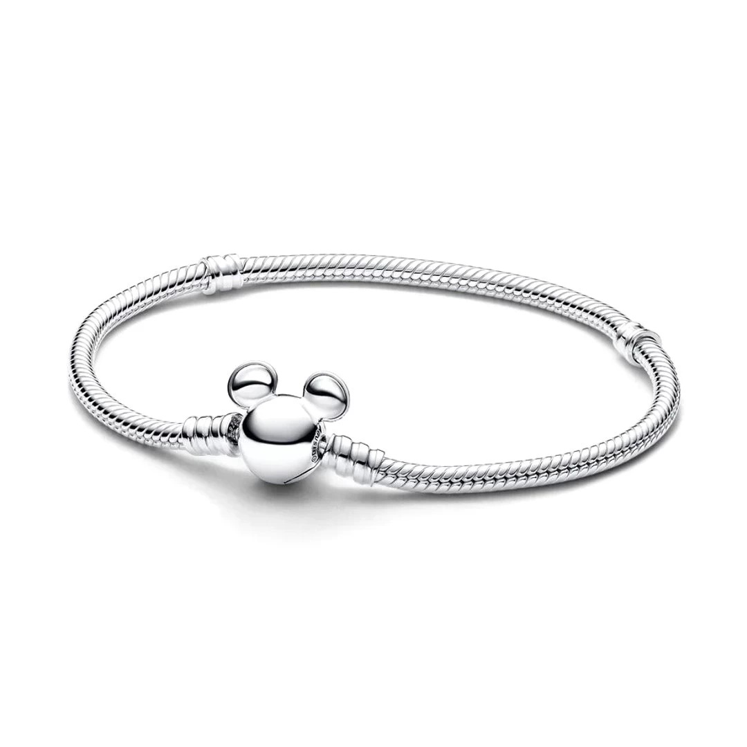 Pulseira Pandora Disney Snake Sterling Mickey Mouse