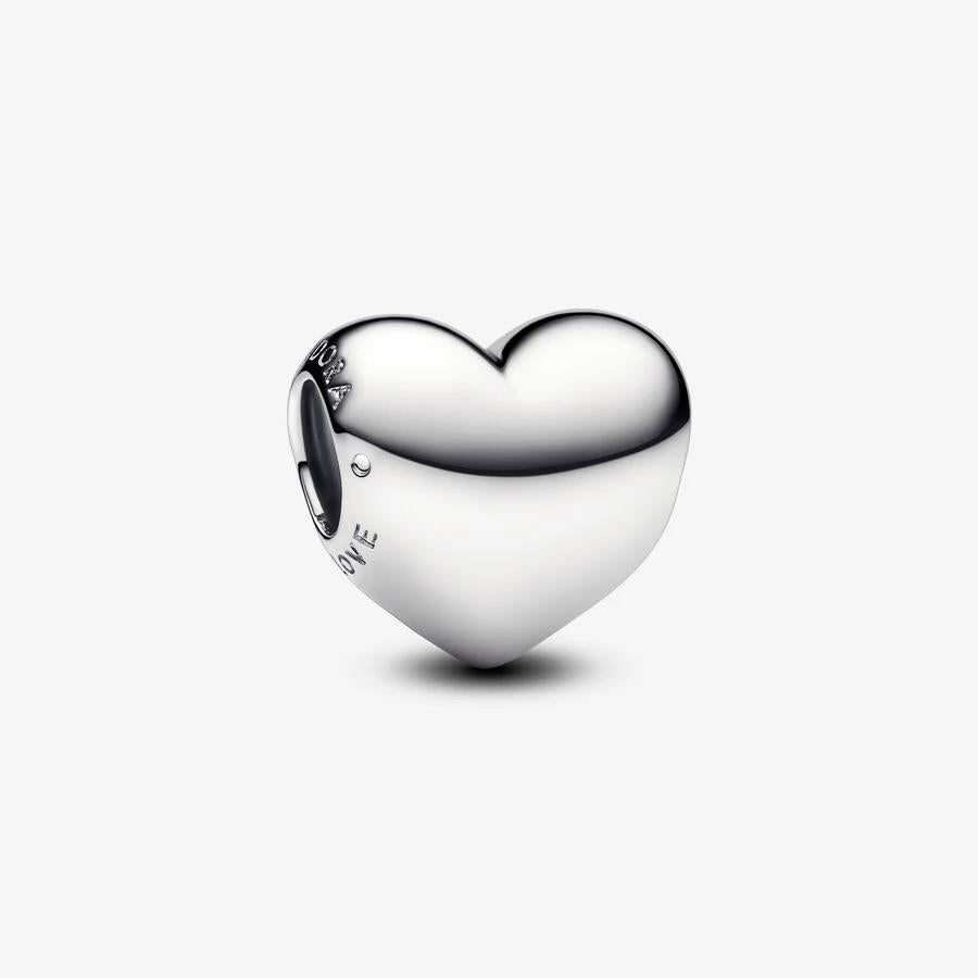 Conta Pandora Engravable Meduim Heart Sterling Silver Dream