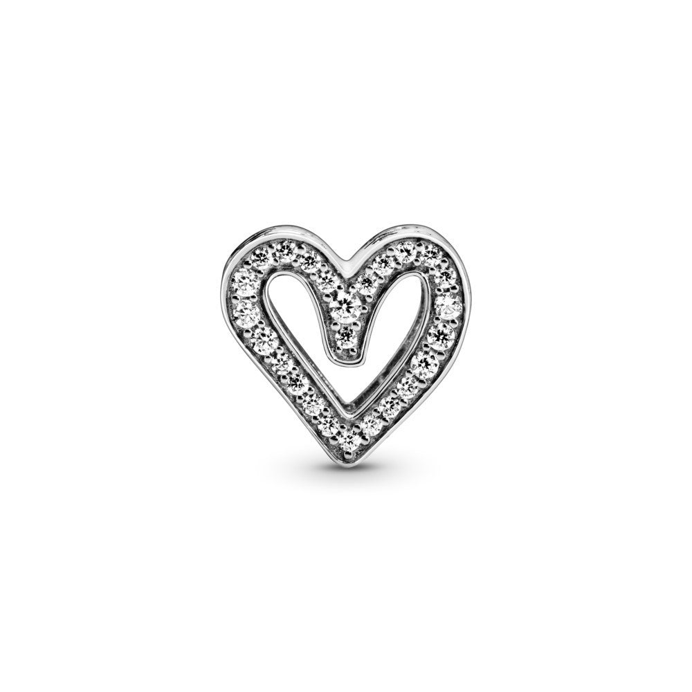 Pandora Freehand Heart Charm