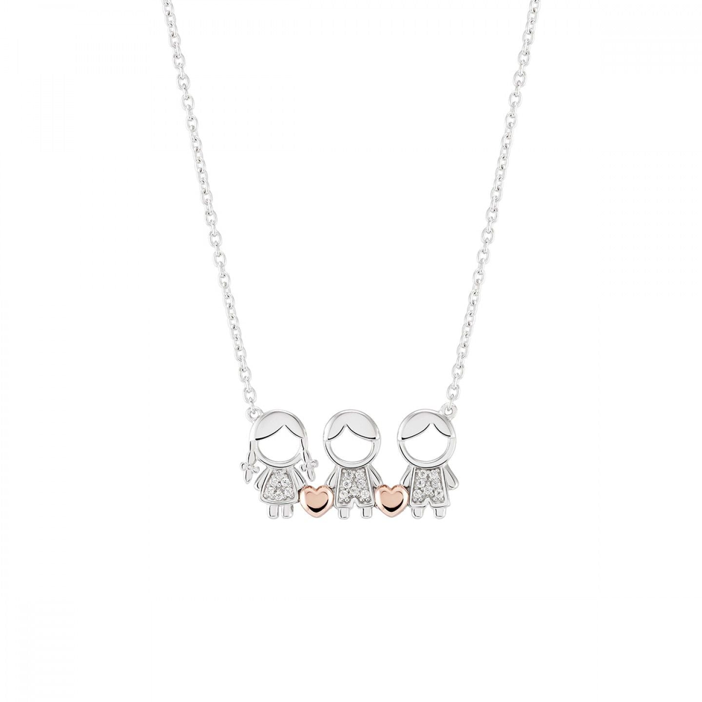 UNIKE GIRL &amp; DOUBLE BOY NECKLACE