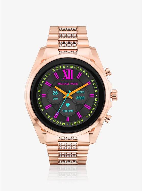 Michael kors fuchsia access smart watch new arrivals