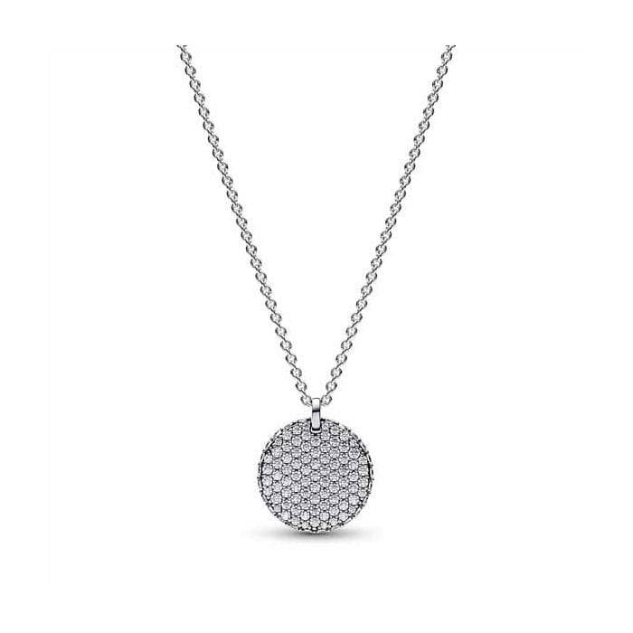 Timeless Pavé Round Pendant - Ana Joalheiros